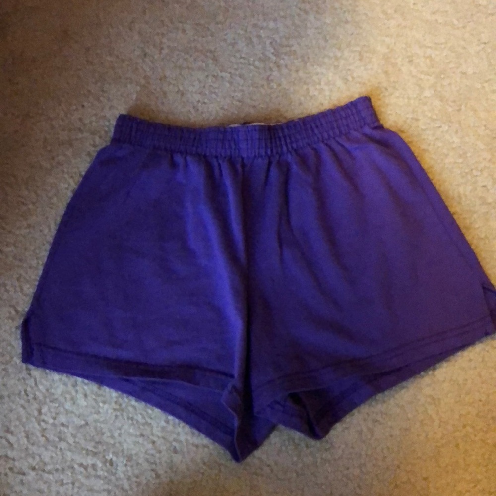Girls soffe purple shorts